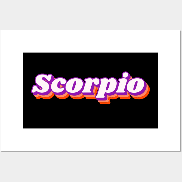 Scorpio Wall Art by Mooxy